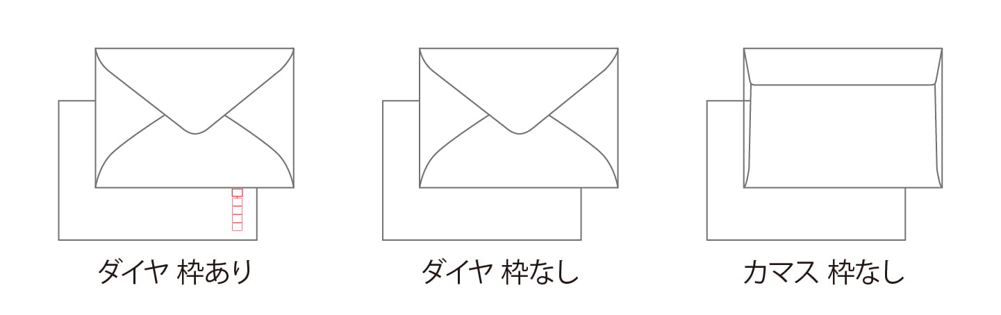 CoC封筒ラインアップ