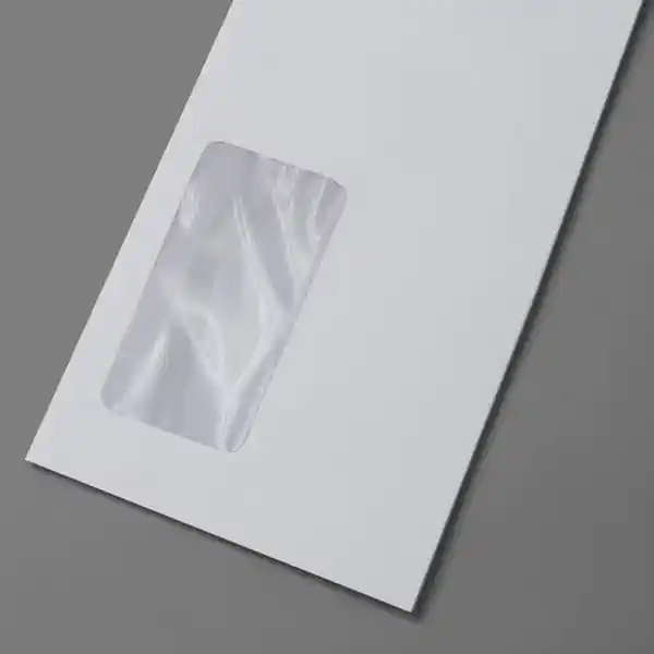 レーザー対応窓 セロ窓 耐熱性フィルムを使用した窓素材
