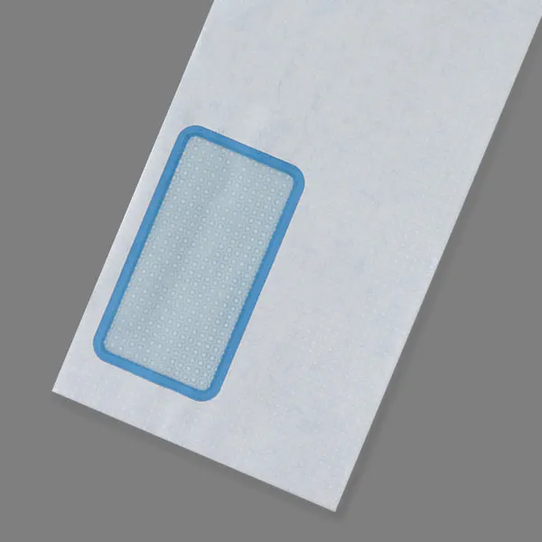 ワックス窓 部分的に紙を透かす技術 100%紙素材なので分別することなくリサイクル可能 貼り合わせ面がないので封入時に書類が引っ掛からない